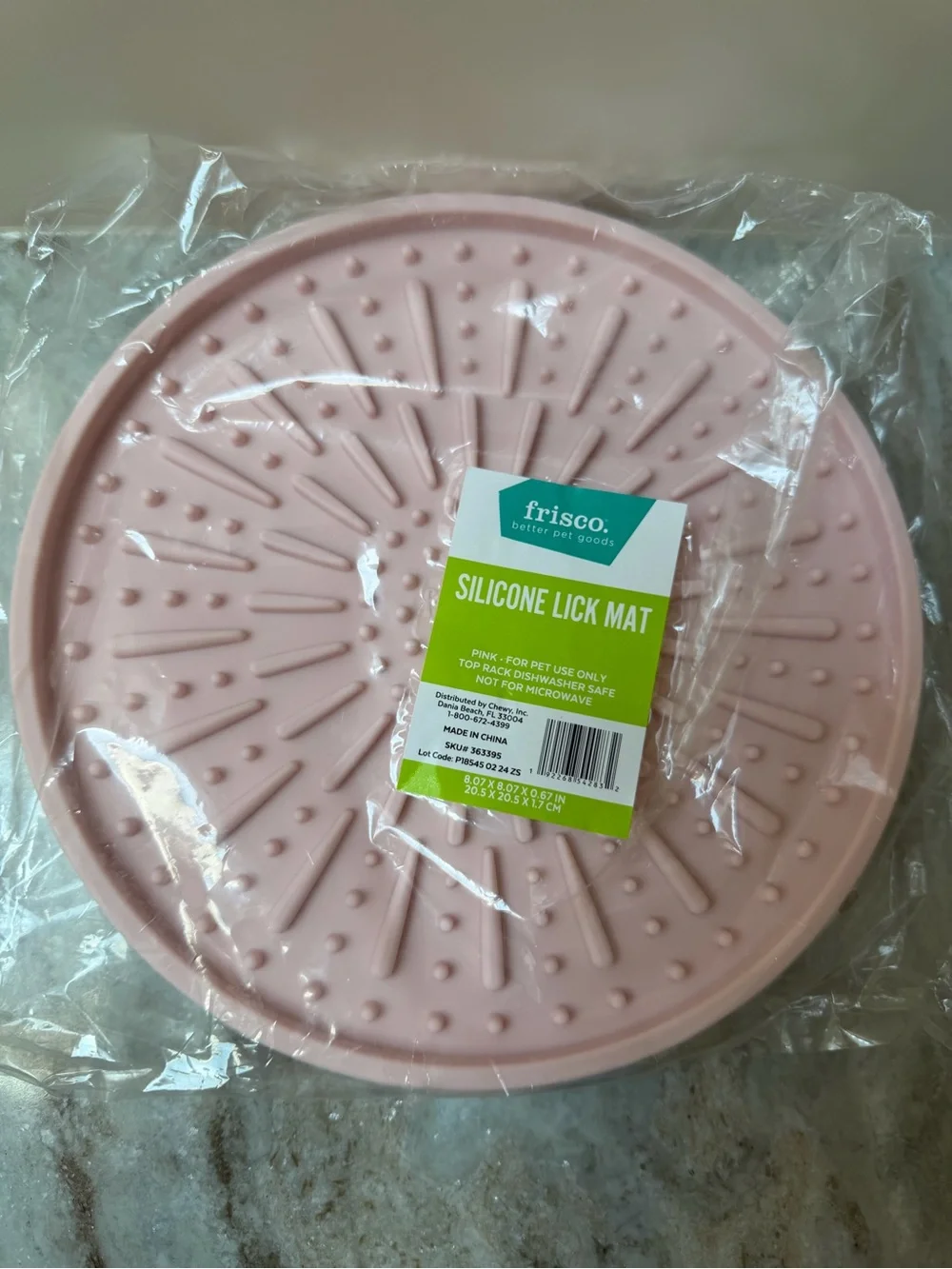 NEW, never opened! Frisco Silicone Lick Mat Light Pink I’m selling both together